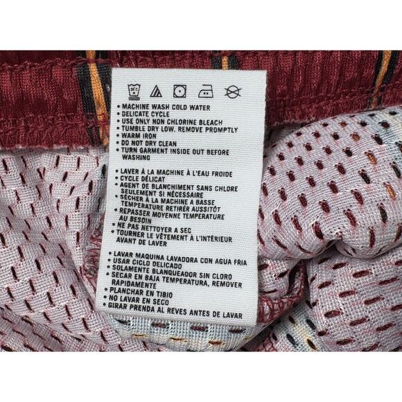 Authentic ERIC EMANUEL x Miami Heat Men’s Shorts Stripped Red, Size XL - Picture 5 of 7